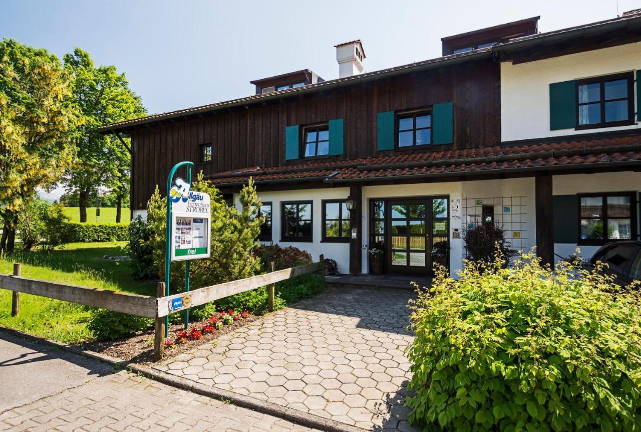 Allgaeu Ferienhaus Strobel Roßhaupten Exteriör bild