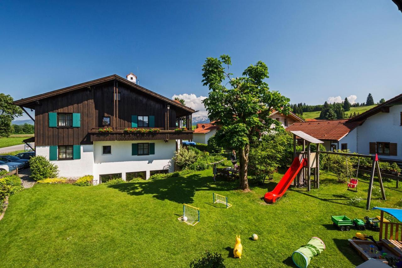 Allgaeu Ferienhaus Strobel Roßhaupten Exteriör bild